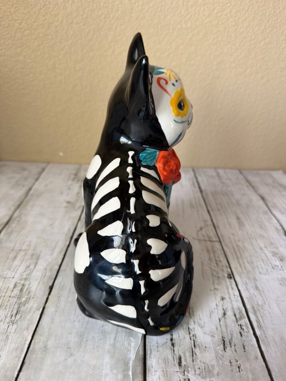 Blue Sky Clayworks Roxy Cat Figurine 2020 Dia de los Muertos Halloween 8.5" - Picture 4 of 10